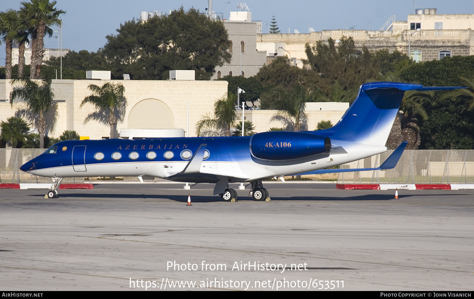 Aircraft Photo of 4K-AI06 | Gulfstream Aerospace G-V-SP Gulfstream G550 | Azerbaijan Government | AirHistory.net #653511