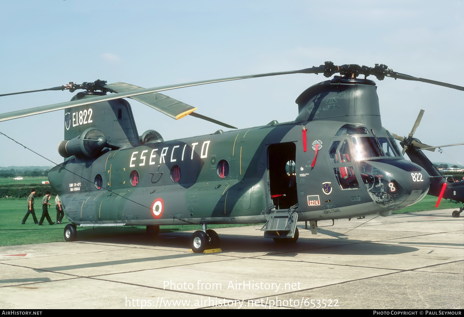 Aircraft Photo of MM80844 | Boeing Vertol CH-47C Chinook | Italy - Army | AirHistory.net #653522