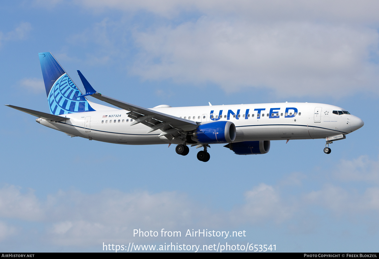 Aircraft Photo of N37324 | Boeing 737-8 Max 8 | United Airlines | AirHistory.net #653541