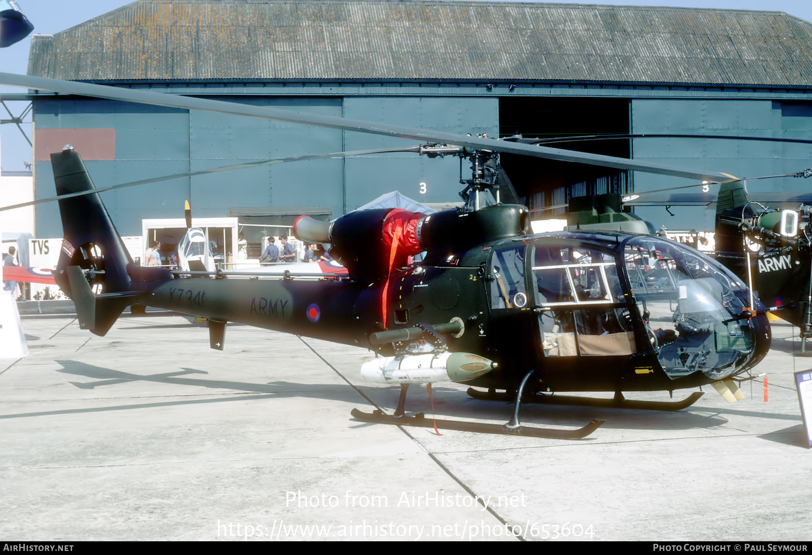 Aircraft Photo of XZ341 | Aerospatiale SA-341B Gazelle AH1 | UK - Army | AirHistory.net #653604