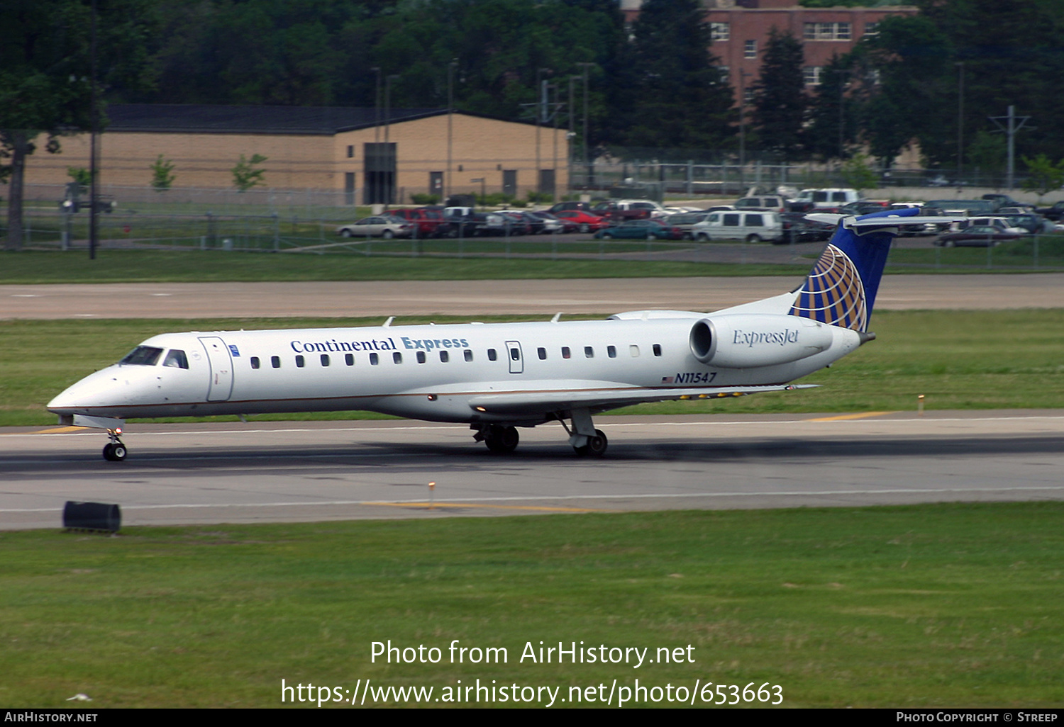 Aircraft Photo of N11547 | Embraer ERJ-145LR (EMB-145LR) | Continental Express | AirHistory.net #653663