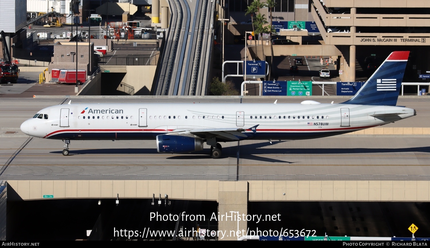 Aircraft Photo of N578UW | Airbus A321-231 | American Airlines | US Airways | AirHistory.net #653672