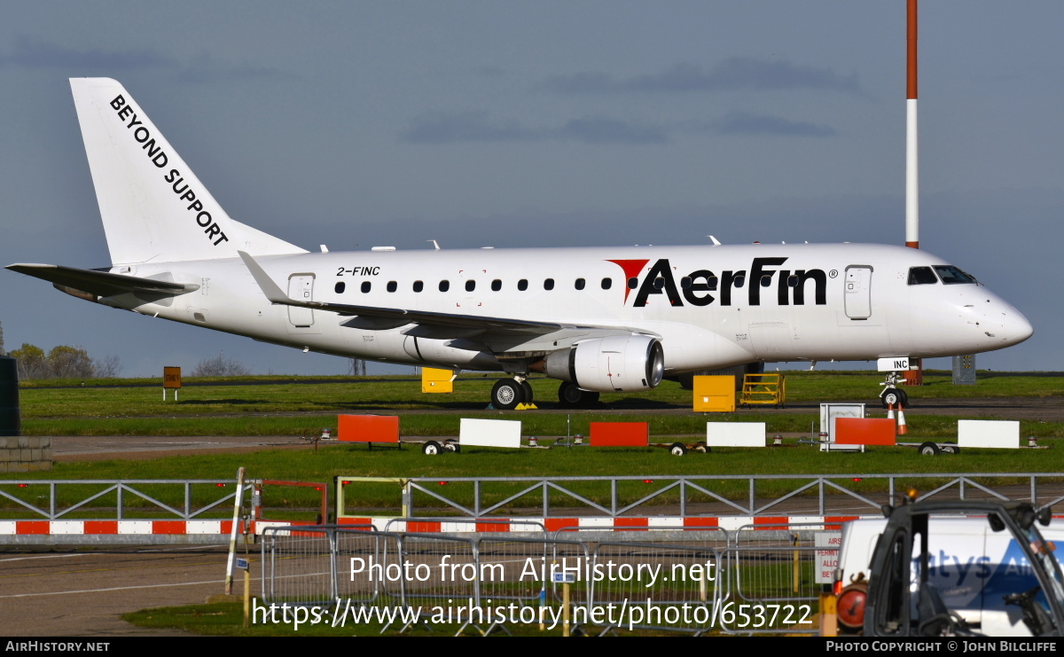 Aircraft Photo of 2-FINC | Embraer 170LR (ERJ-170-100LR) | AerFin | AirHistory.net #653722