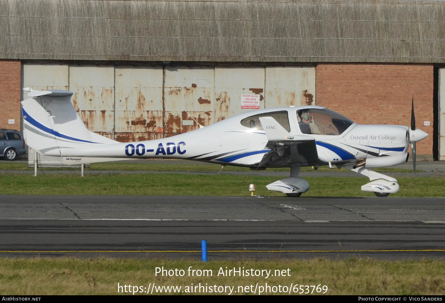 Aircraft Photo of OO-ADC | Diamond DA40 NG Diamond Star | Ostend Air College - OAC | AirHistory.net #653769