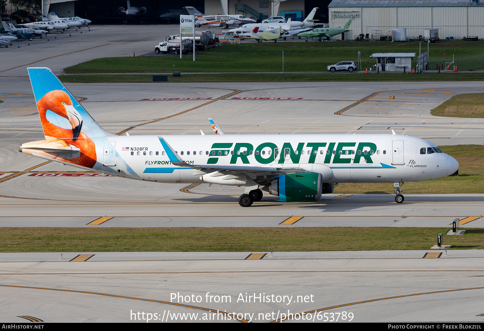 Aircraft Photo of N308FR | Airbus A320-251N | Frontier Airlines | AirHistory.net #653789