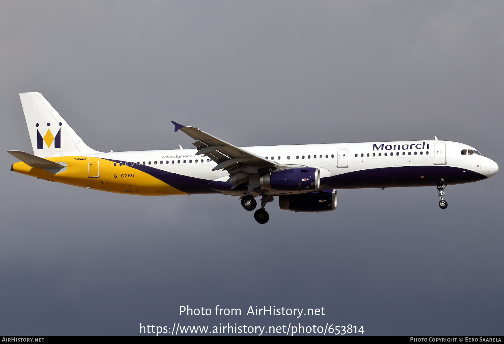 Aircraft Photo of G-OZBG | Airbus A321-231 | Monarch Airlines | AirHistory.net #653814