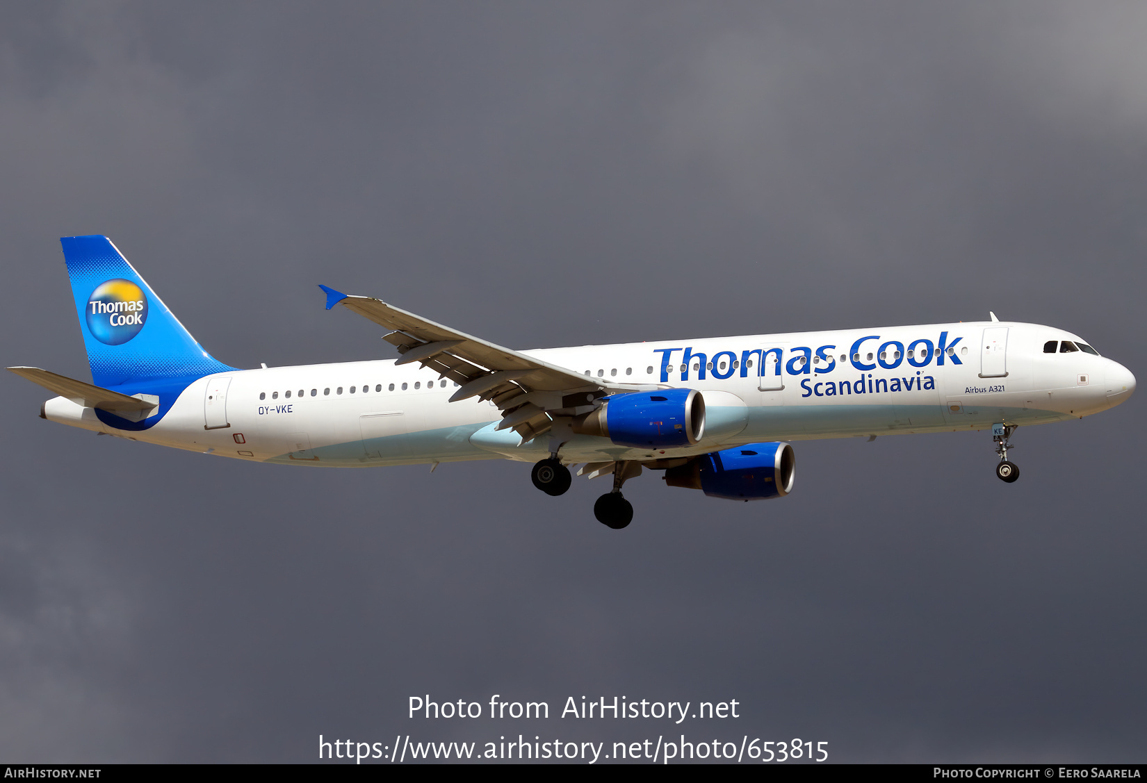 Aircraft Photo of OY-VKE | Airbus A321-211 | Thomas Cook Airlines Scandinavia | AirHistory.net #653815