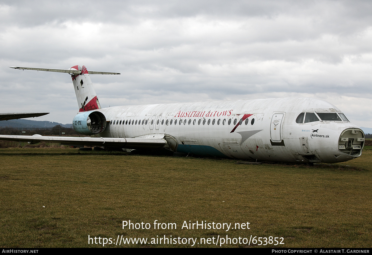 Aircraft Photo of OE-IMX | Fokker 100 (F28-0100) | Austrian Arrows | AirHistory.net #653852