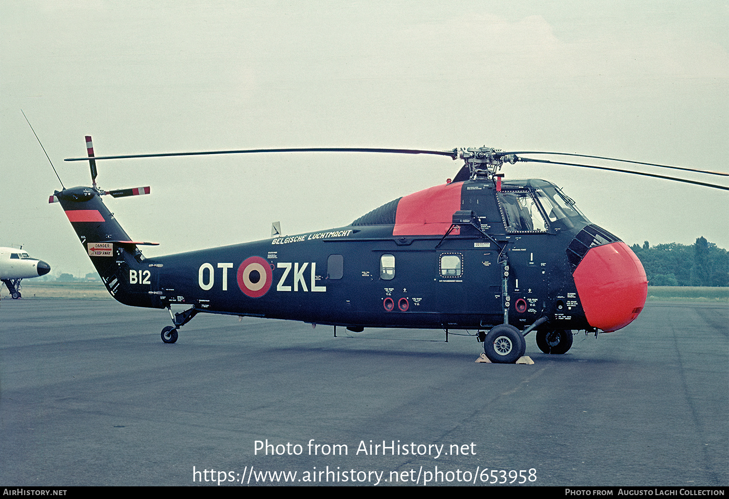 Aircraft Photo of B12 | Sikorsky S-58 | Belgium - Air Force | AirHistory.net #653958