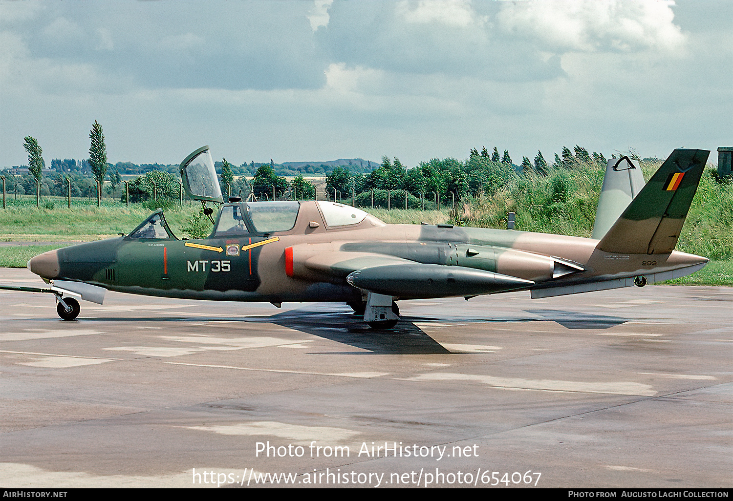 Aircraft Photo of MT35 | Fouga CM-170R Magister | Belgium - Air Force | AirHistory.net #654067