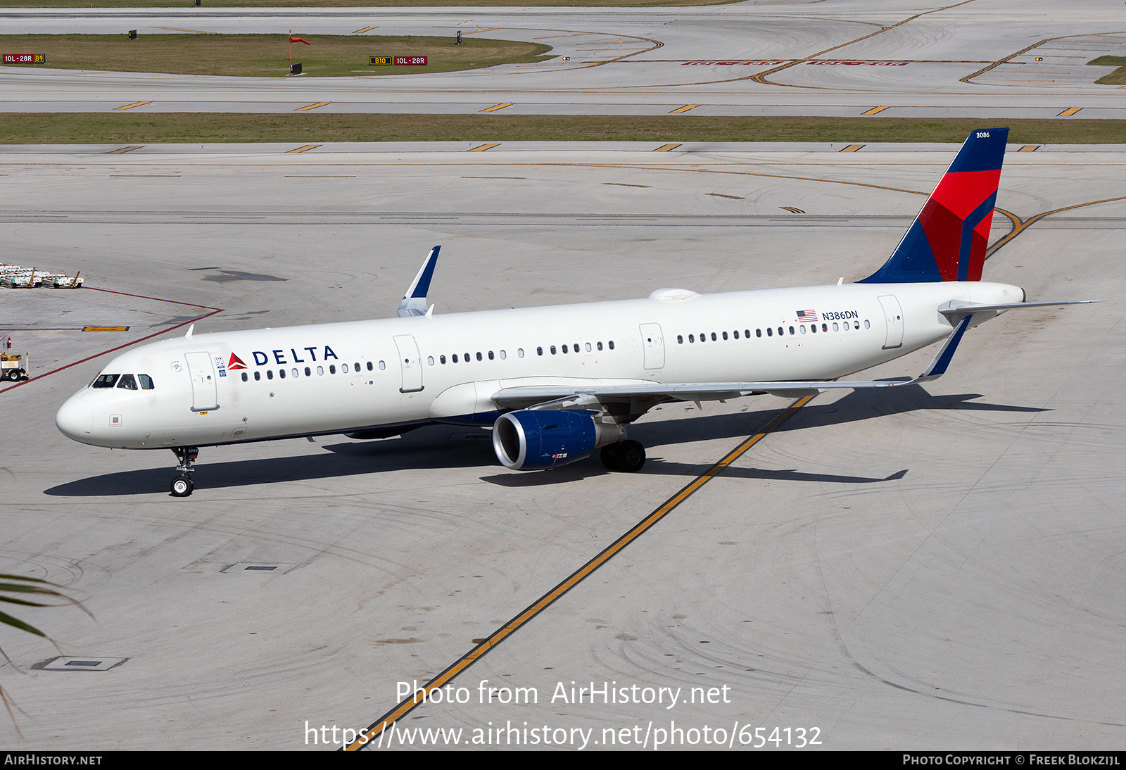 Aircraft Photo of N386DN | Airbus A321-211 | Delta Air Lines | AirHistory.net #654132