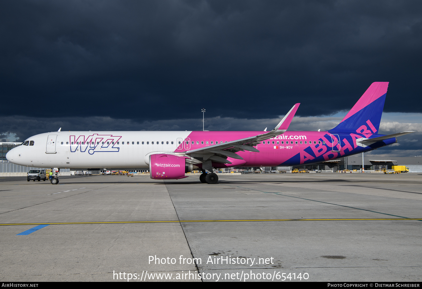 Aircraft Photo of 9H-WDV | Airbus A321-271NX | Wizz Air | AirHistory.net #654140
