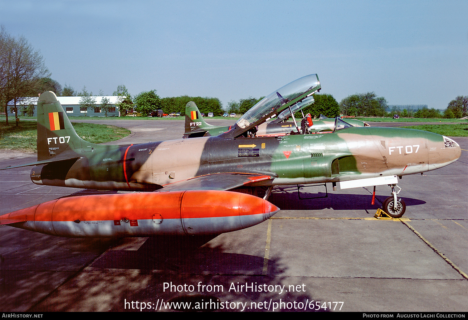 Aircraft Photo of FT07 | Lockheed T-33A | Belgium - Air Force | AirHistory.net #654177