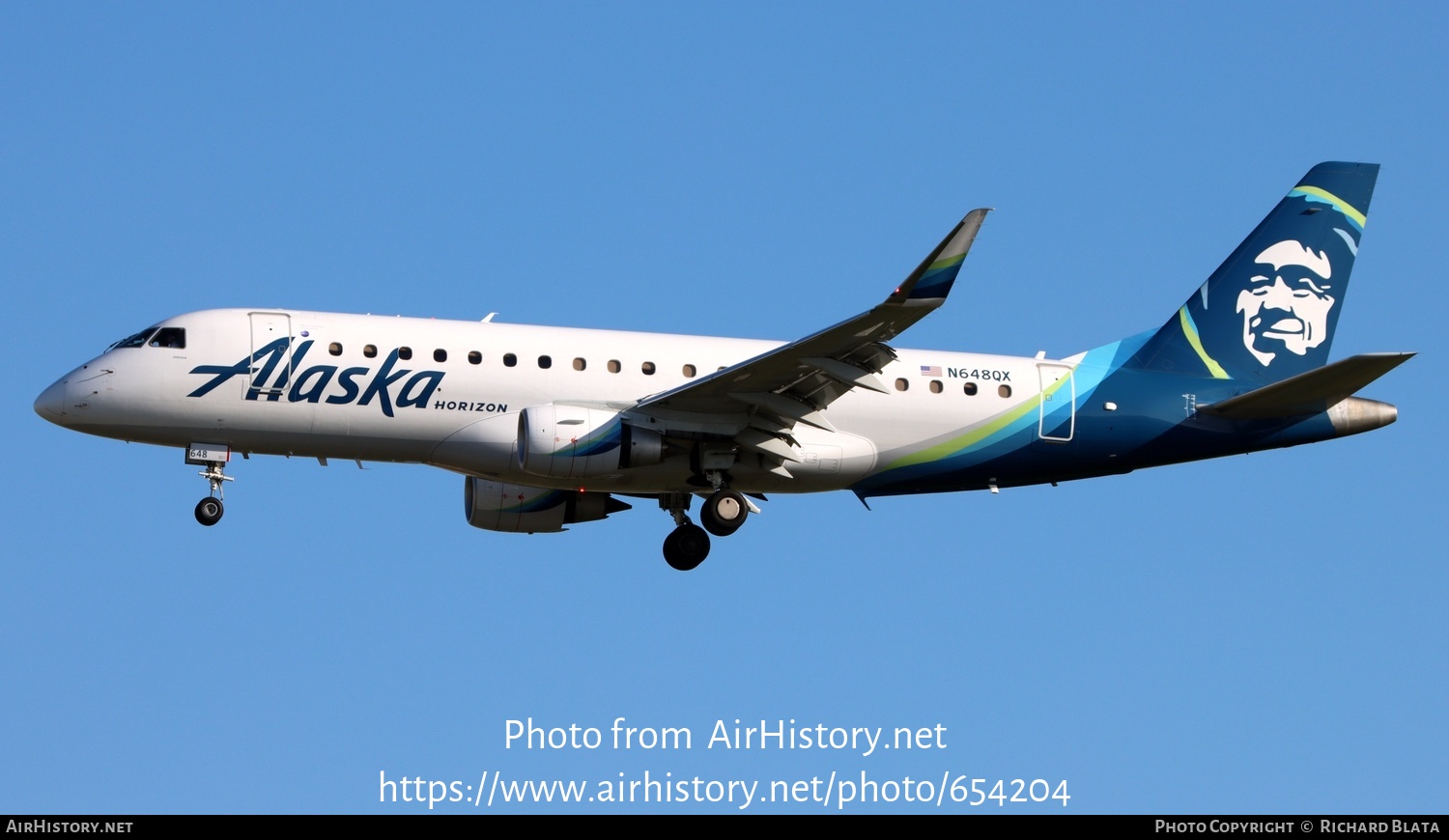 Aircraft Photo of N648QX | Embraer 175LR (ERJ-170-200LR) | Alaska ...