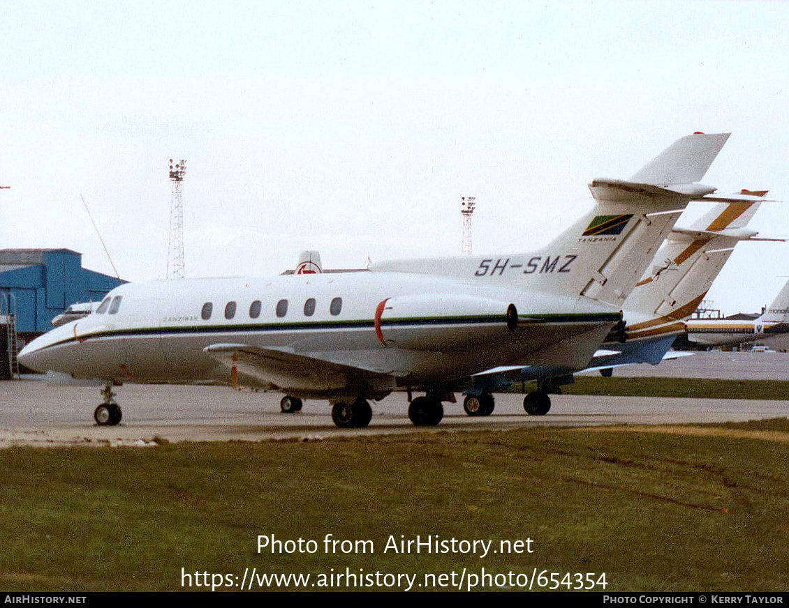 Aircraft Photo of 5H-SMZ | British Aerospace HS-125-700B | Tanzania Government | AirHistory.net #654354