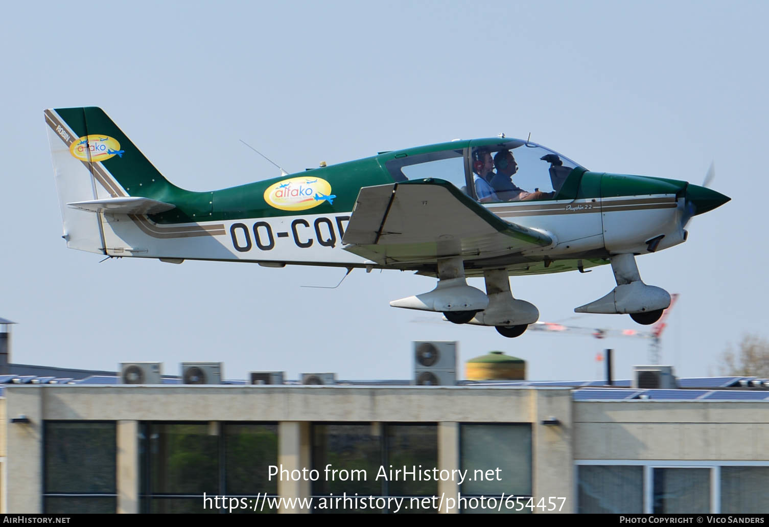 Aircraft Photo of OO-CQD | Robin DR-400-120 Dauphin 2+2 | Alfako - Alfa Flight Academy Kortrijk | AirHistory.net #654457