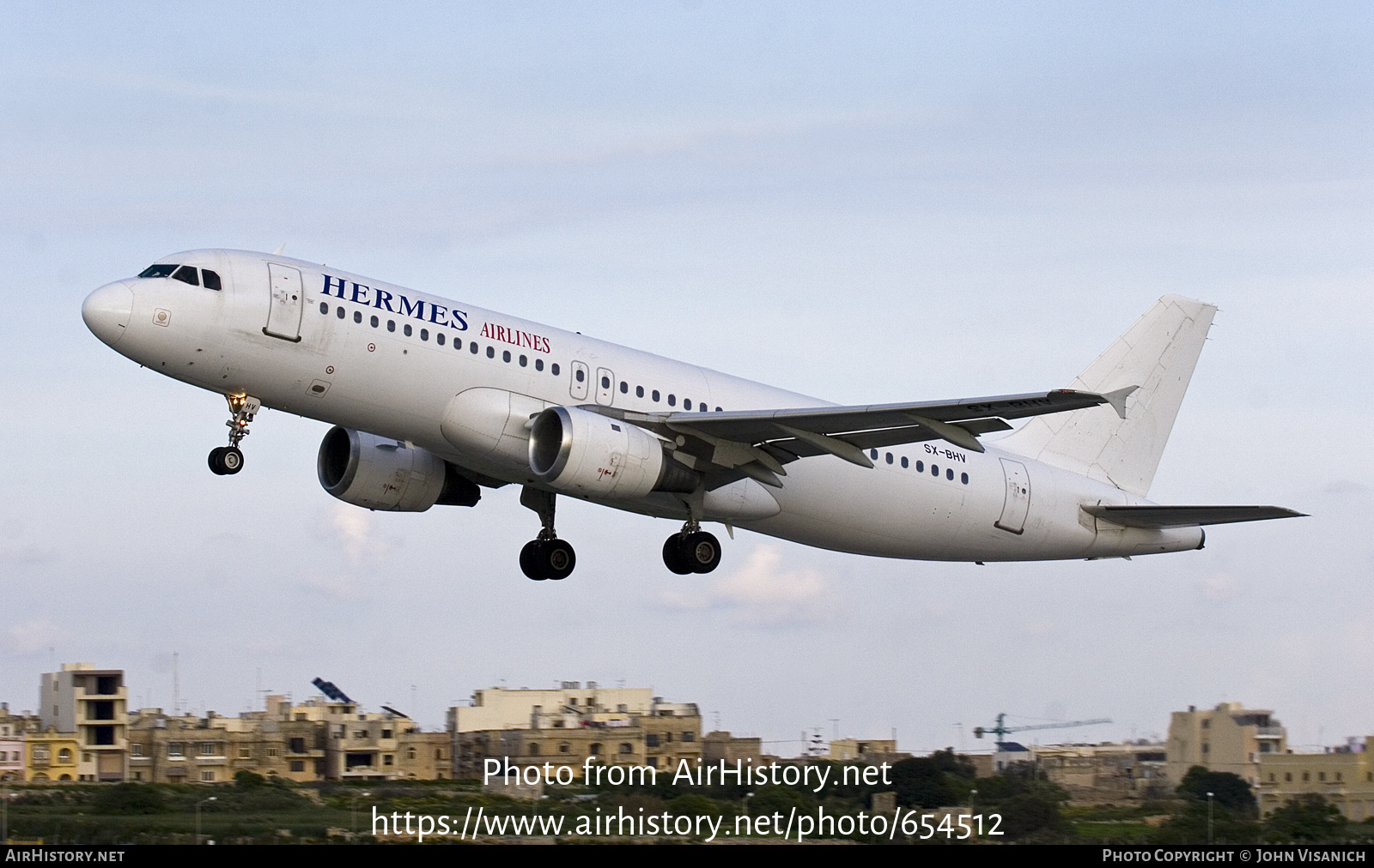 Aircraft Photo of SX-BHV | Airbus A320-211 | Hermes Airlines | AirHistory.net #654512