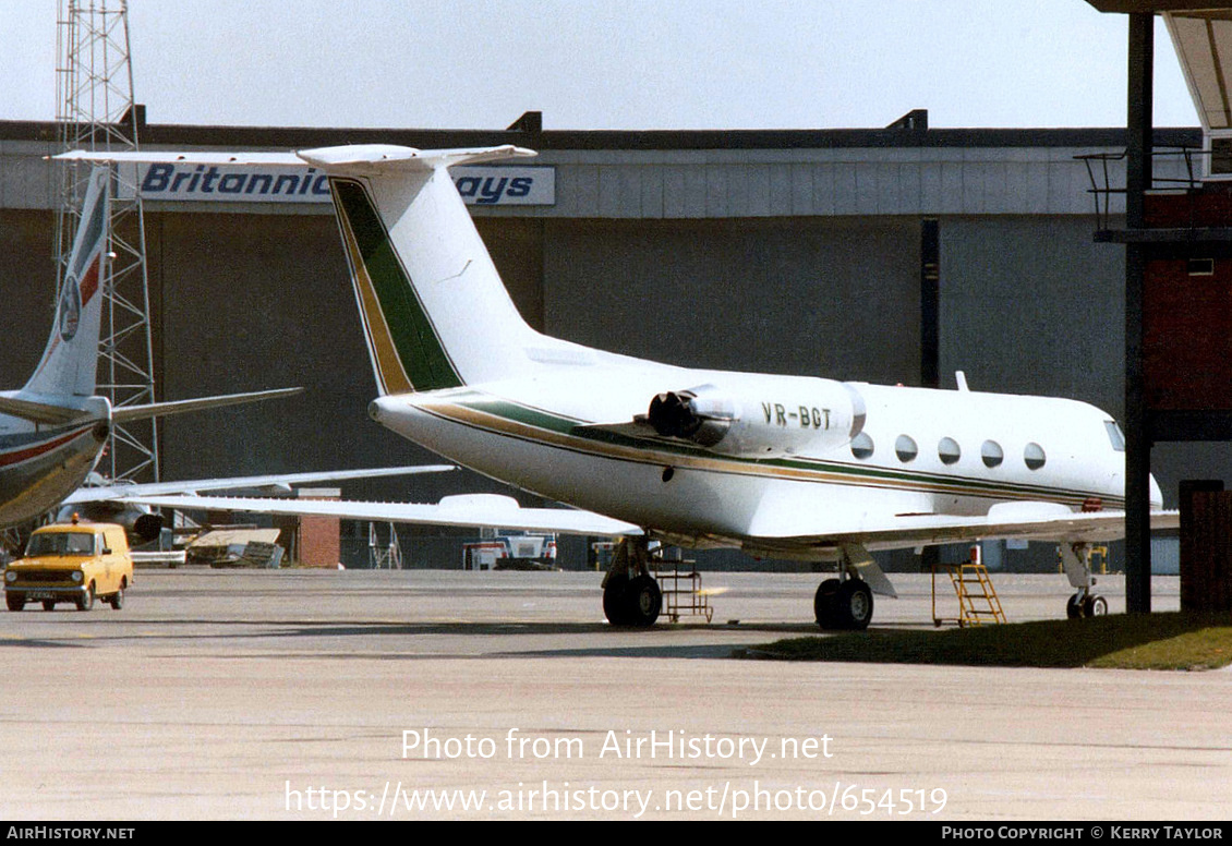 Aircraft Photo of VR-BGT | Grumman American G-1159 Gulfstream II | AirHistory.net #654519