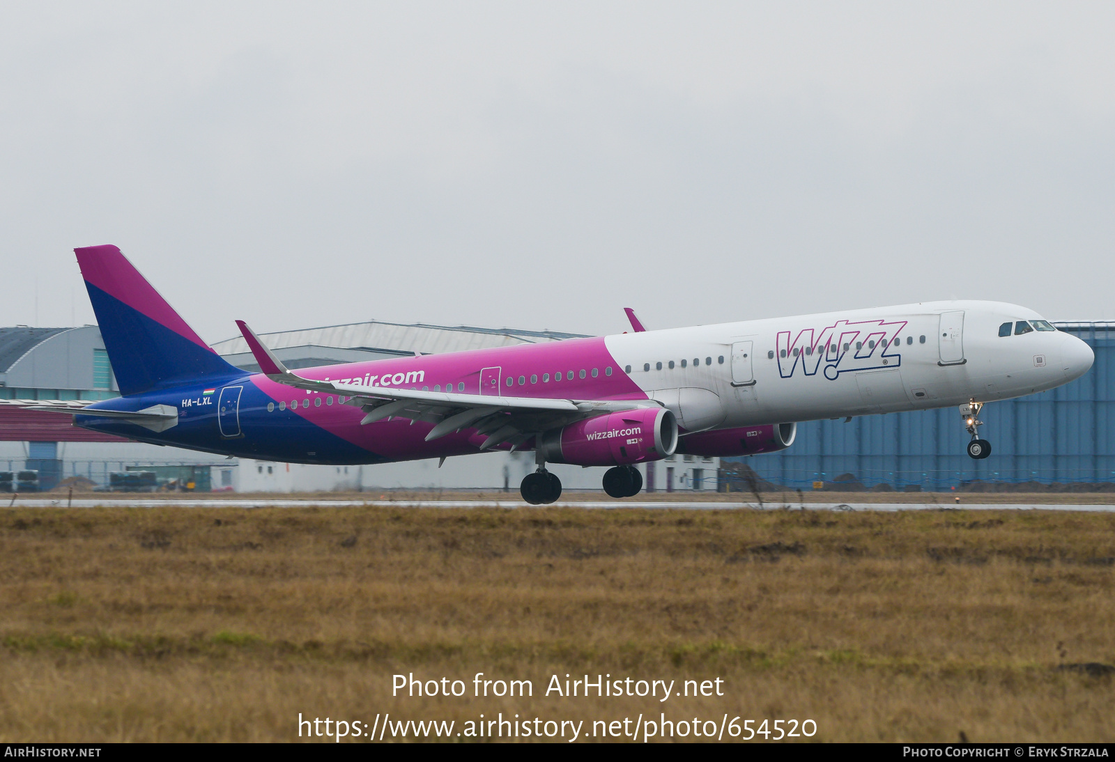 Aircraft Photo of HA-LXL | Airbus A321-231 | Wizz Air | AirHistory.net #654520