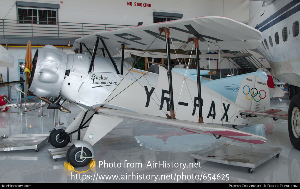 Aircraft Photo of NX40BJ / YR-PAX | Bücker Bü 133C Jungmeister | AirHistory.net #654625