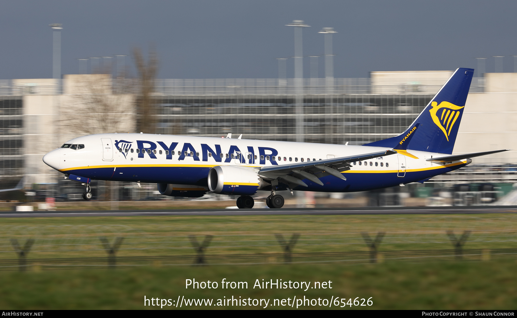 Aircraft Photo of EI-IGM | Boeing 737-8200 Max 200 | Ryanair | AirHistory.net #654626