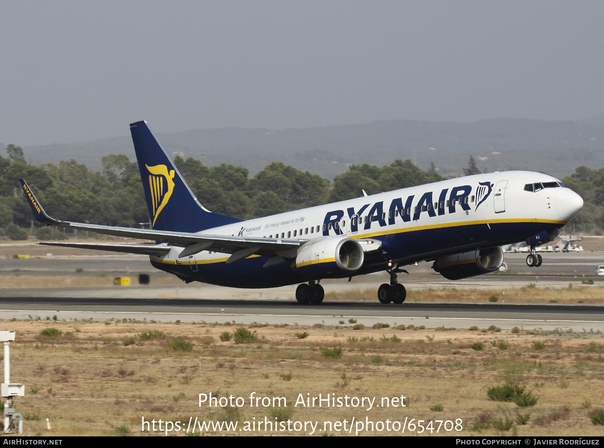 Aircraft Photo of EI-DPJ | Boeing 737-8AS | Ryanair | AirHistory.net #654708