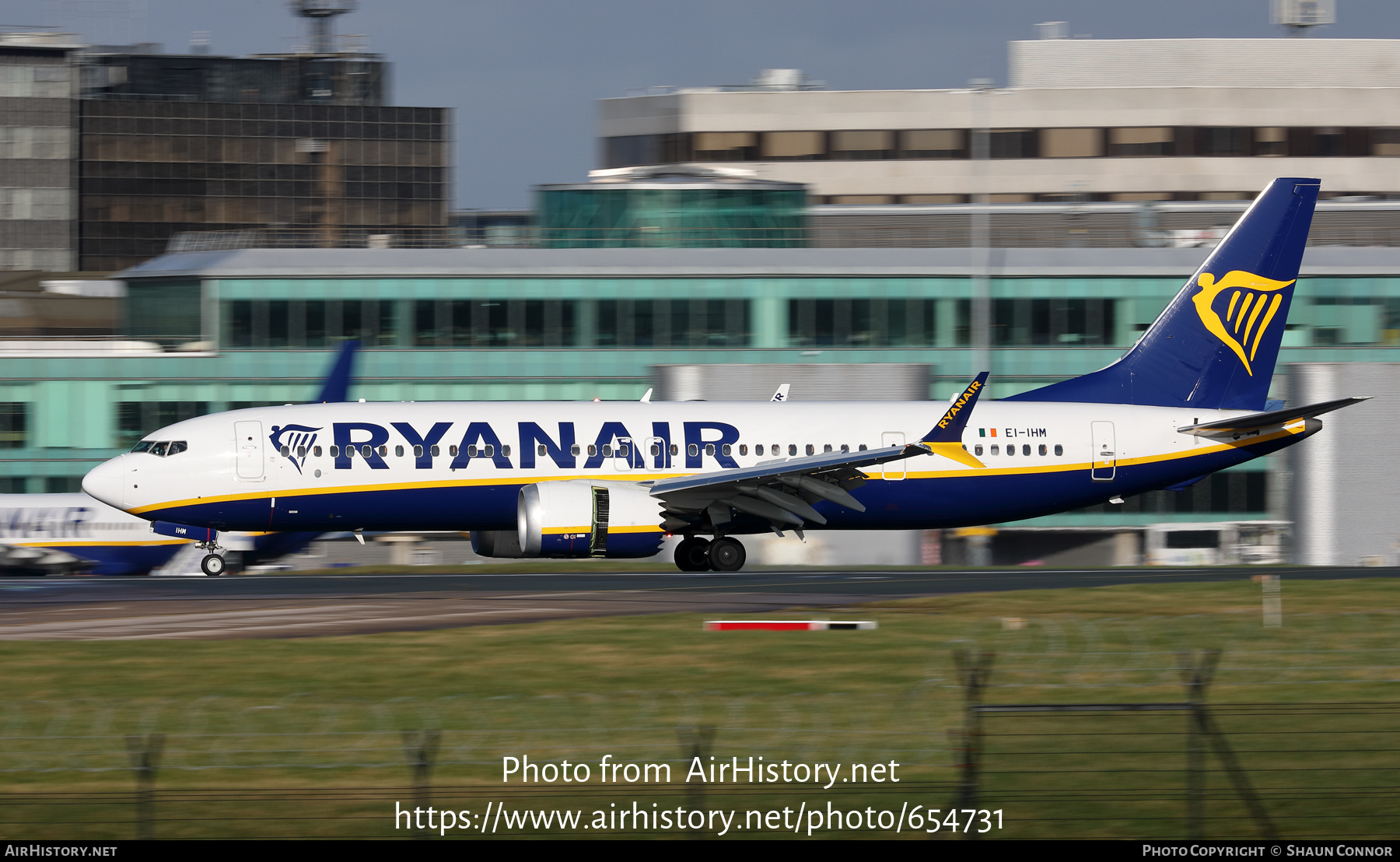 Aircraft Photo of EI-IHM | Boeing 737-8200 Max 200 | Ryanair | AirHistory.net #654731