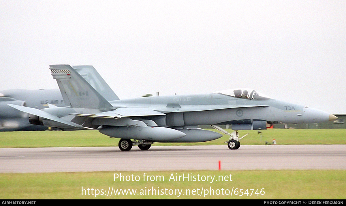 Aircraft Photo of 188734 | McDonnell Douglas CF-188 Hornet | Canada - Air Force | AirHistory.net #654746