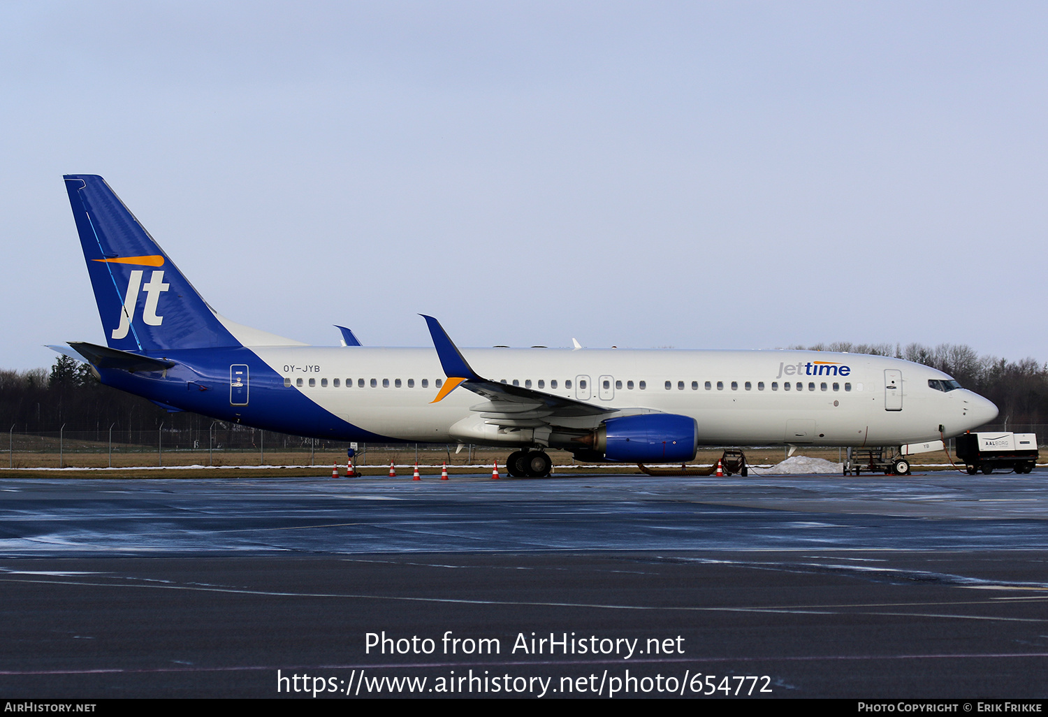 Aircraft Photo of OY-JYB | Boeing 737-8KN | Jettime | AirHistory.net #654772