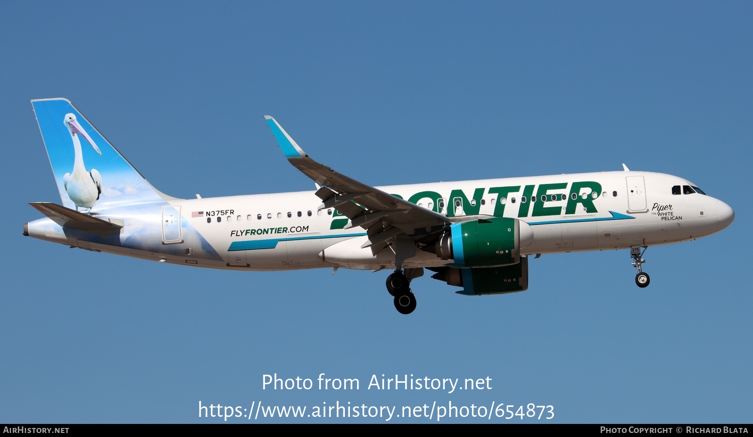 Aircraft Photo of N375FR | Airbus A320-251N | Frontier Airlines | AirHistory.net #654873