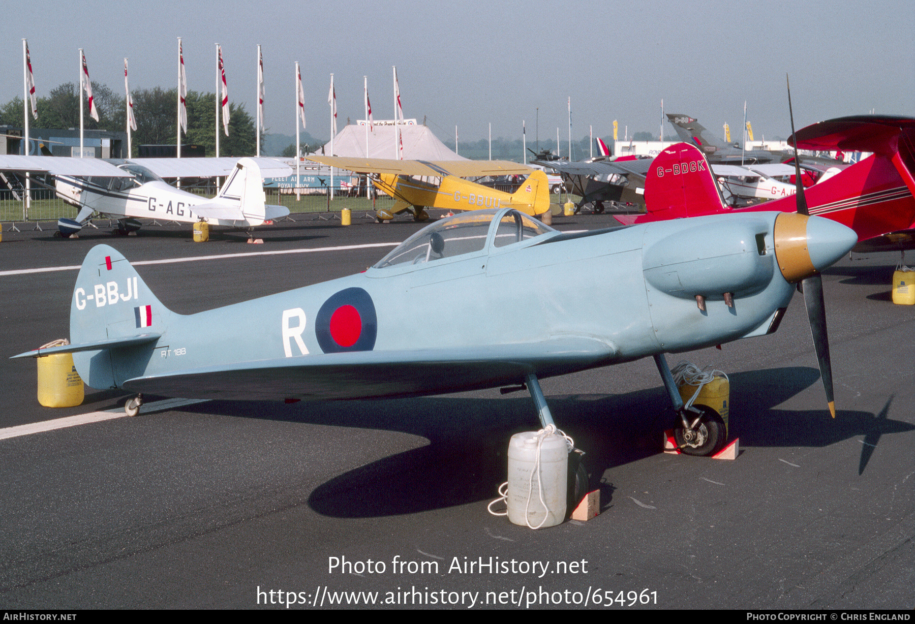 Aircraft Photo of G-BBJI / RT188 | Isaacs Spitfire | AirHistory.net #654961