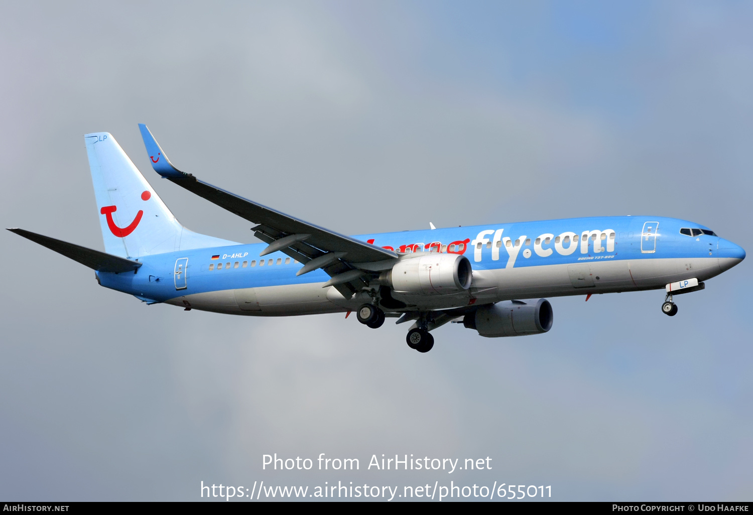 Aircraft Photo of D-AHLP | Boeing 737-8K5 | Hapagfly | AirHistory.net #655011