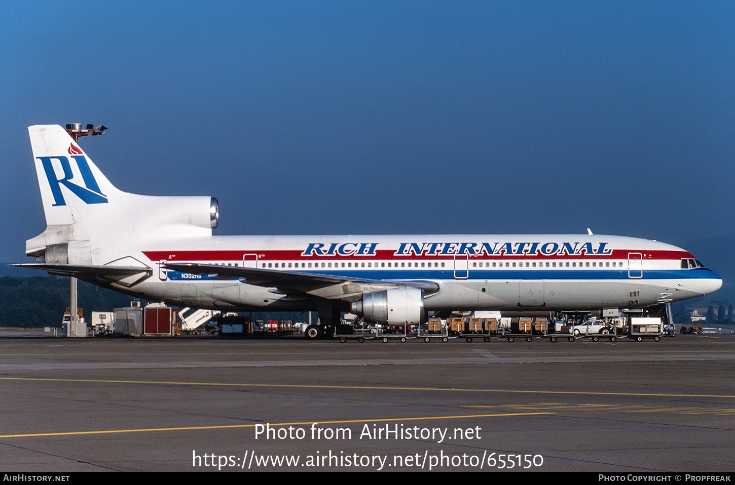 Aircraft Photo of N302MB | Lockheed L-1011-385-1 TriStar 1 | Rich International Airways | AirHistory.net #655150