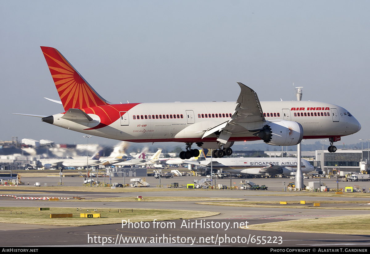 Aircraft Photo of VT-ANP | Boeing 787-8 Dreamliner | Air India | AirHistory.net #655223