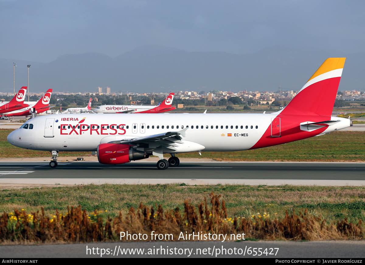 Aircraft Photo of EC-MEG | Airbus A320-214 | Iberia Express | AirHistory.net #655427