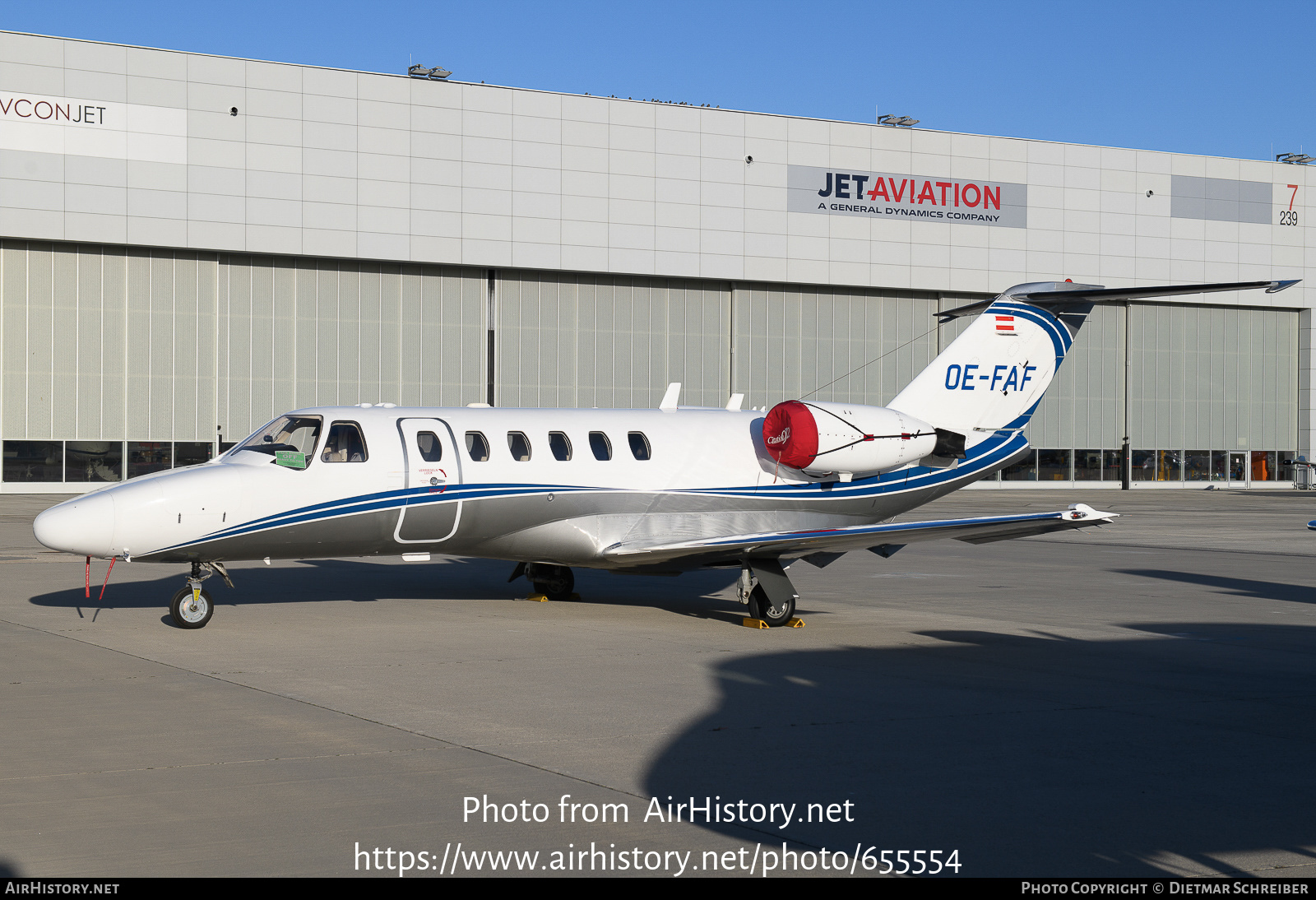 Aircraft Photo of OE-FAF | Cessna 525A CitationJet CJ2 | AirHistory.net #655554