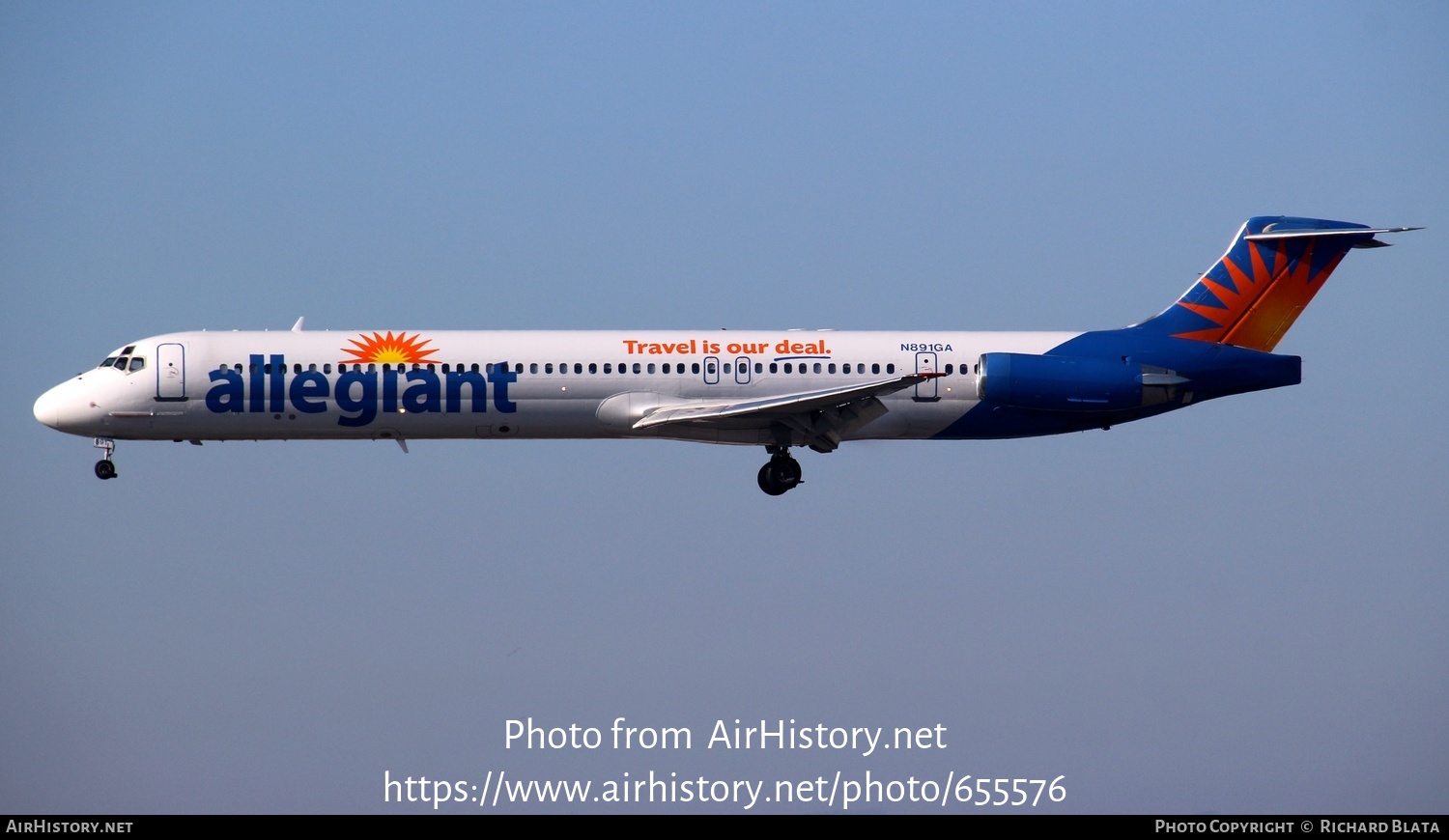 Aircraft Photo of N891GA | McDonnell Douglas MD-83 (DC-9-83) | Allegiant Air | AirHistory.net #655576