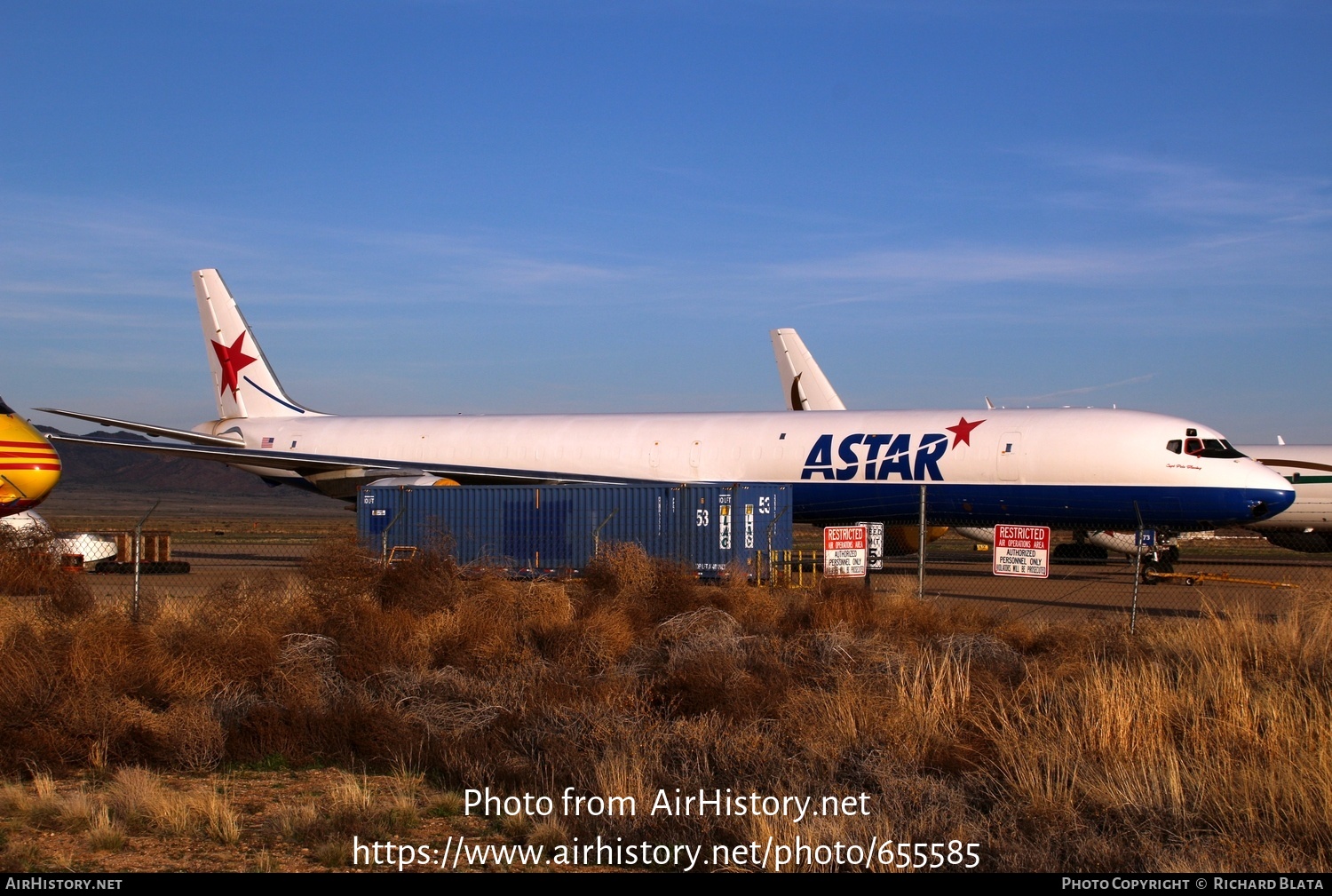 Aircraft Photo of N873SJ | McDonnell Douglas DC-8-73(F) | Astar Air Cargo | AirHistory.net #655585