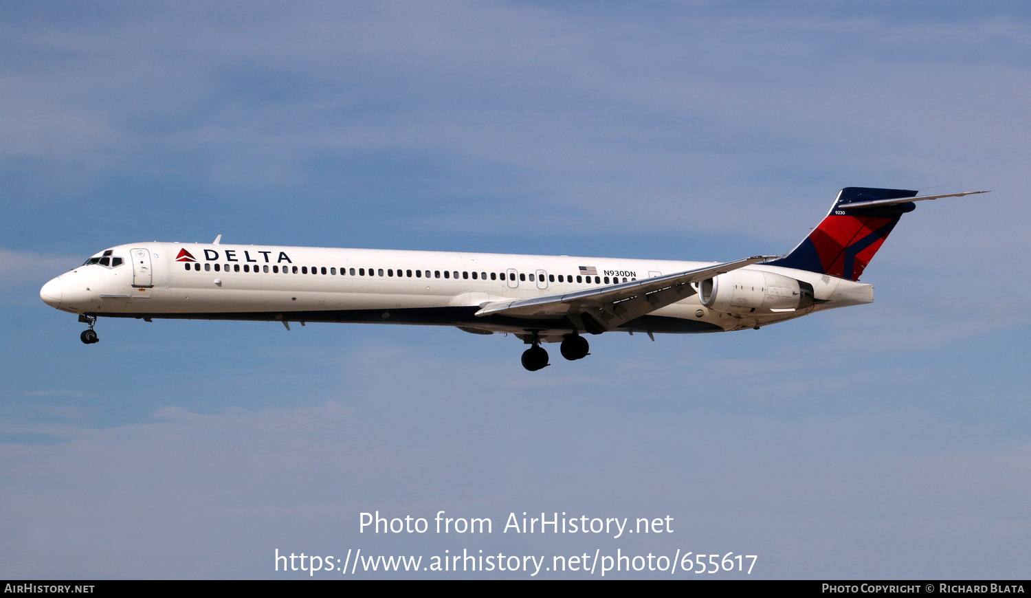 Aircraft Photo of N930DN | McDonnell Douglas MD-90-30 | Delta Air Lines | AirHistory.net #655617