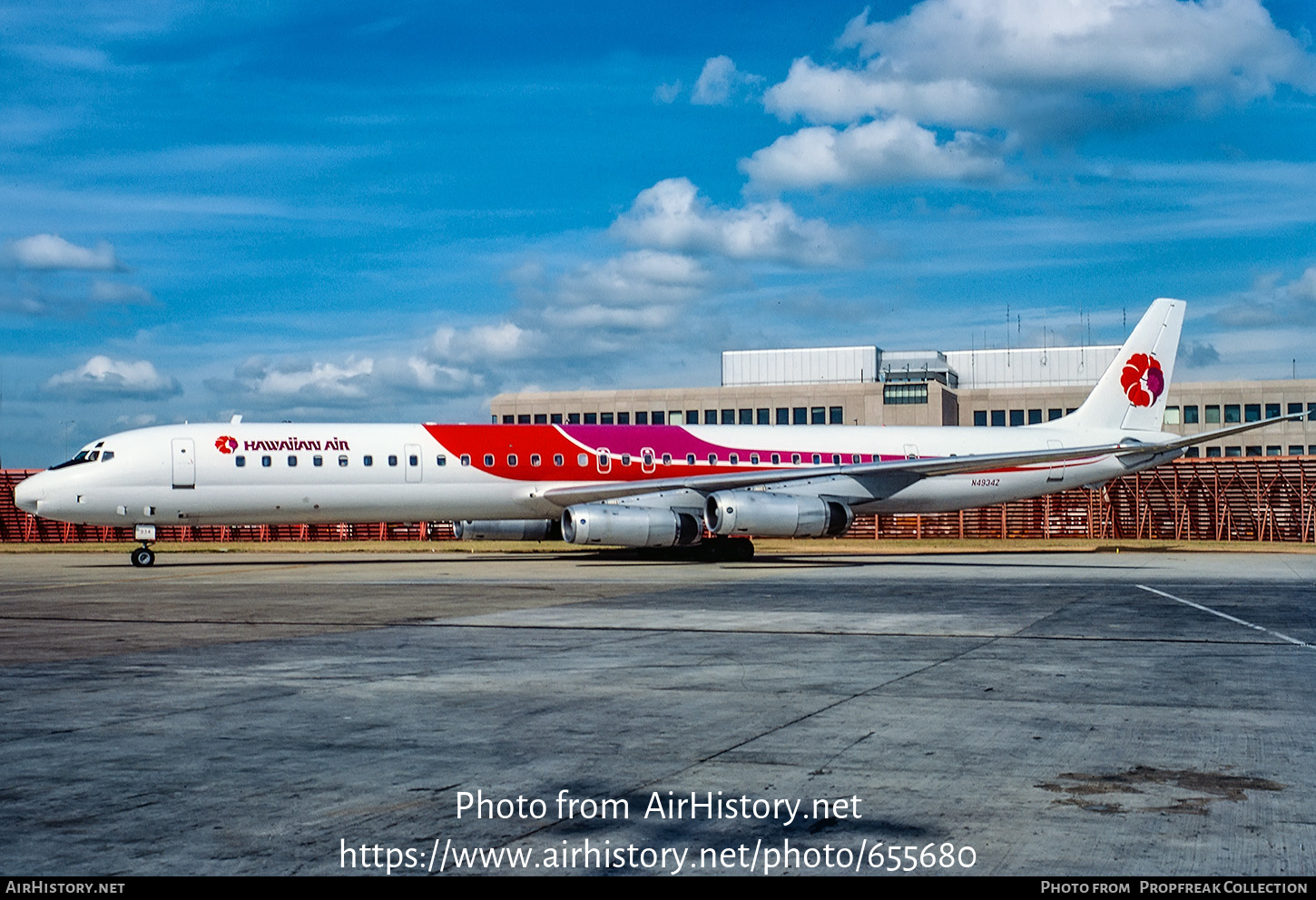 Aircraft Photo of N4934Z | McDonnell Douglas DC-8-63 | Hawaiian Airlines | AirHistory.net #655680