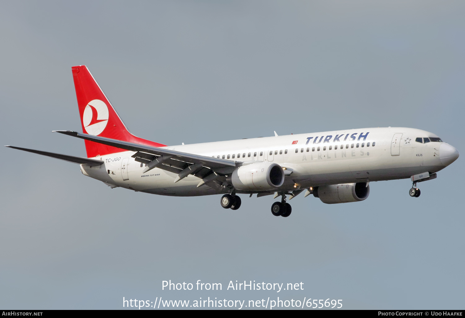 Aircraft Photo of TC-JGO | Boeing 737-8F2 | Turkish Airlines | AirHistory.net #655695