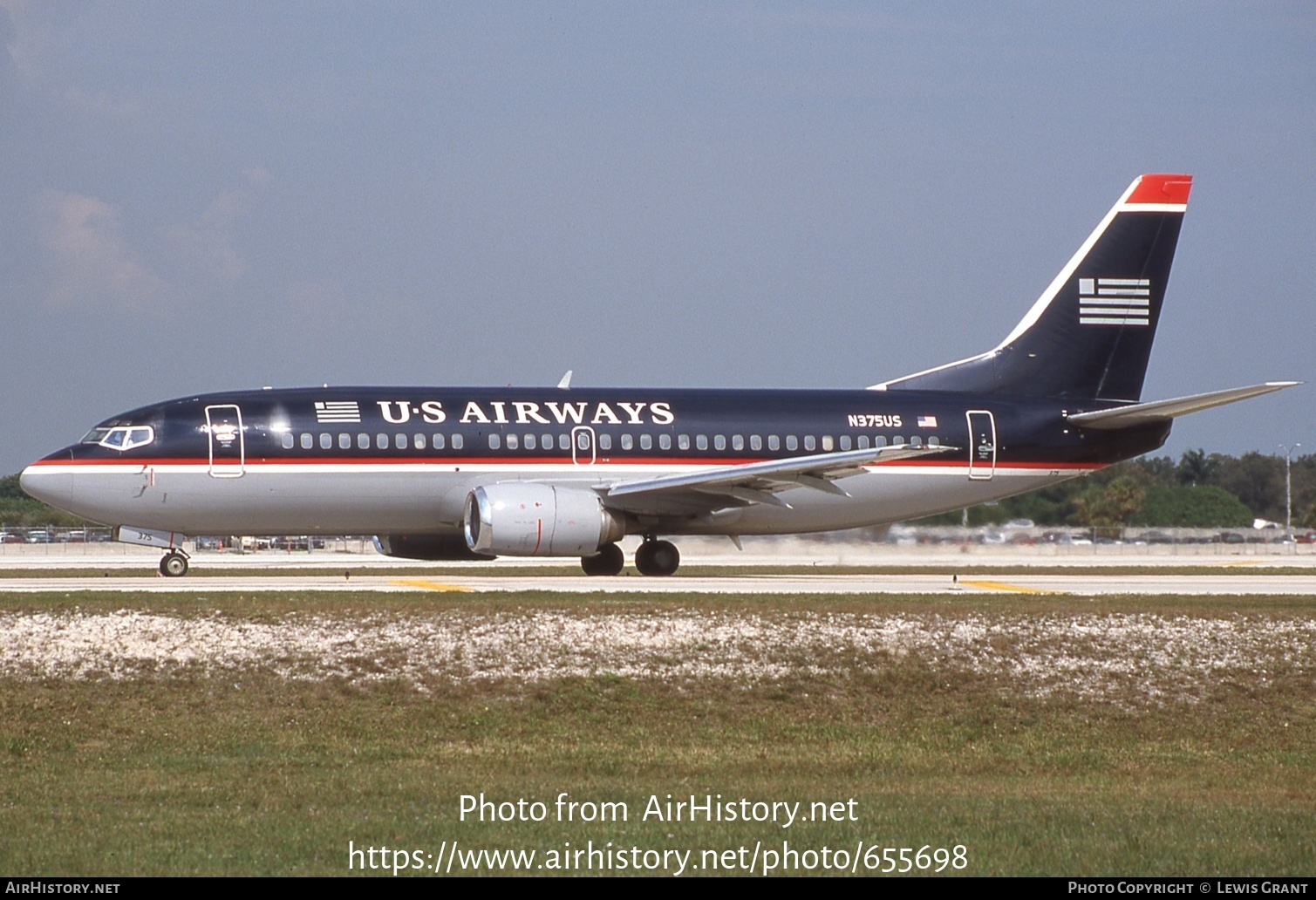 Aircraft Photo of N375US | Boeing 737-3B7 | US Airways | AirHistory.net #655698