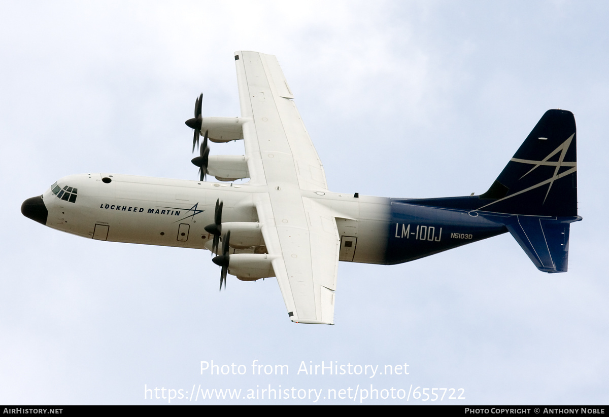 Aircraft Photo of N5103D | Lockheed Martin LM-100J Hercules (382J) | Lockheed Martin | AirHistory.net #655722