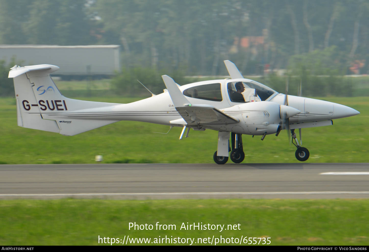 Aircraft Photo of G-SUEI | Diamond DA42-180 Twin Star | Sue Air | AirHistory.net #655735