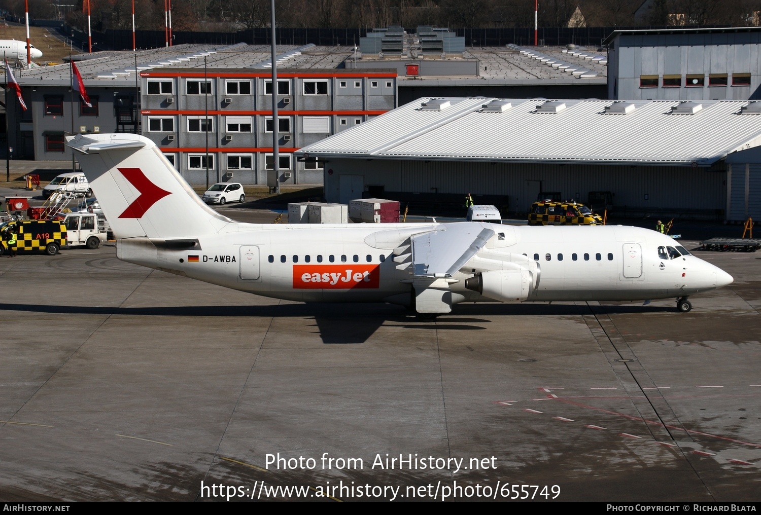 Aircraft Photo of D-AWBA | British Aerospace BAe-146-300 | EasyJet | AirHistory.net #655749