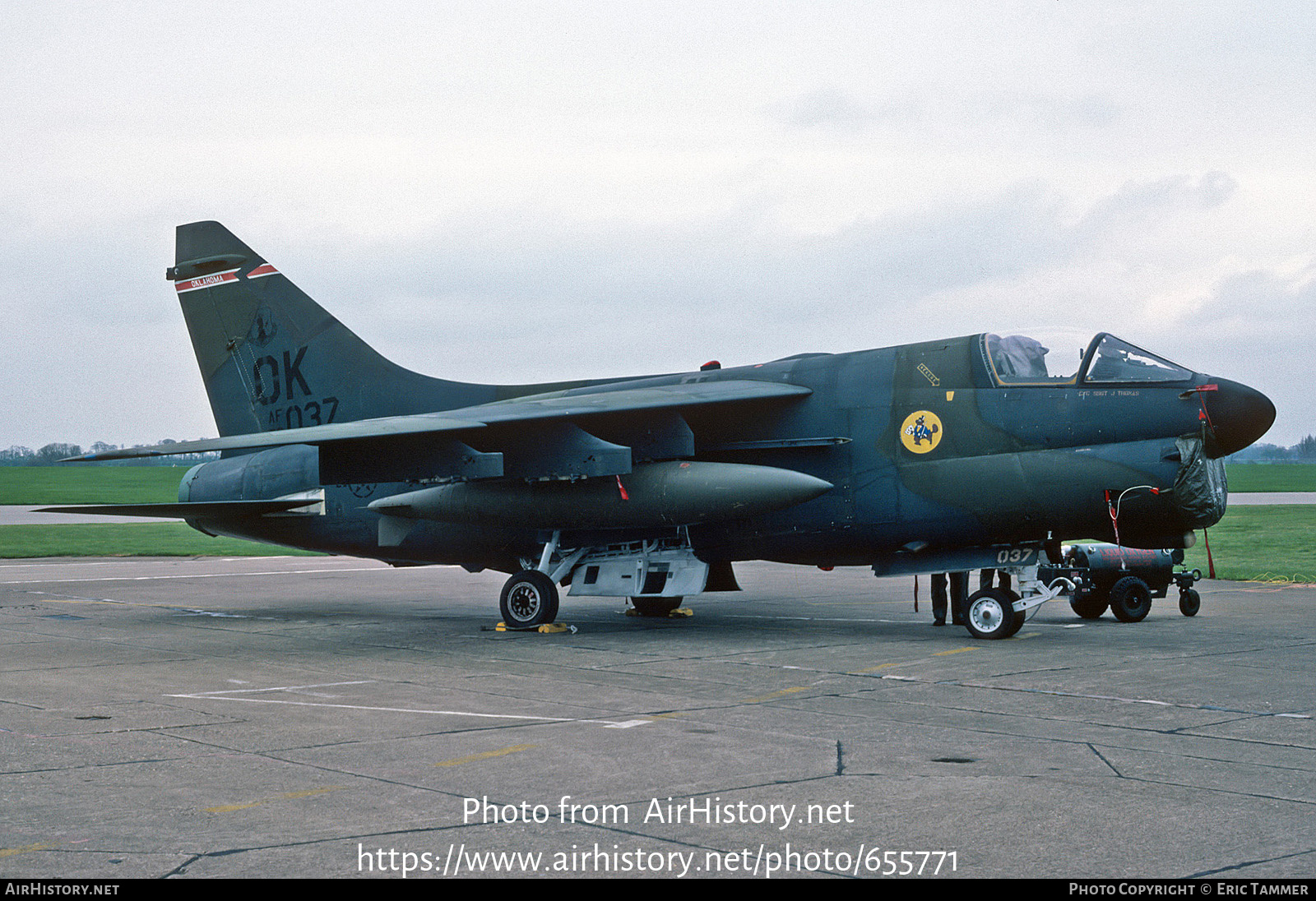 Aircraft Photo of 70-1037 / 01037 | LTV A-7D Corsair II | USA - Air Force | AirHistory.net #655771