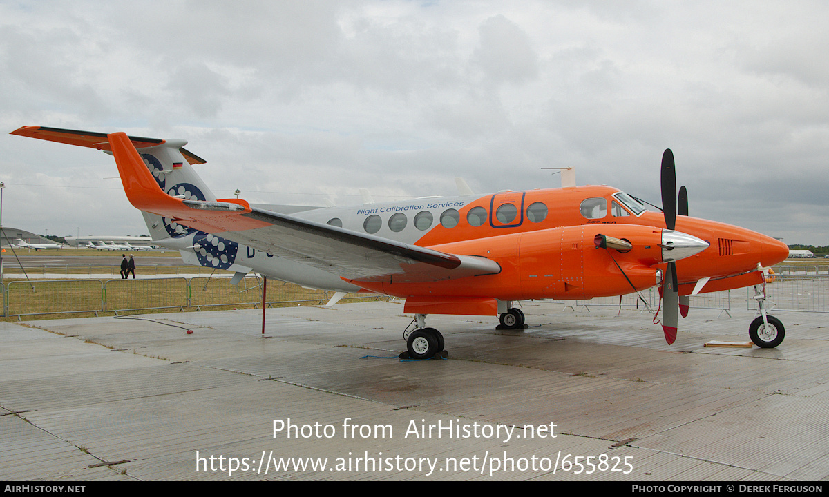 Aircraft Photo of D-CFME | Hawker Beechcraft 350 King Air (B300) | Flight Calibration Services - FCS | AirHistory.net #655825