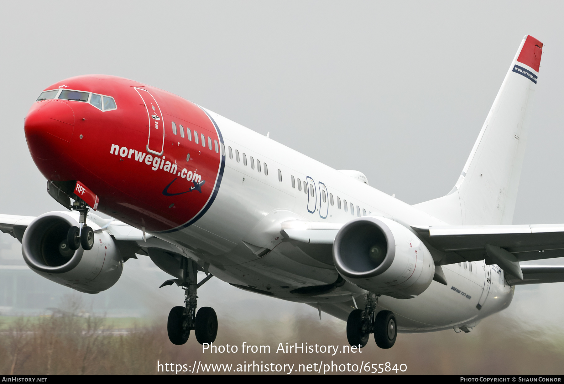 Aircraft Photo of SE-RPF | Boeing 737-8JP | Norwegian | AirHistory.net #655840