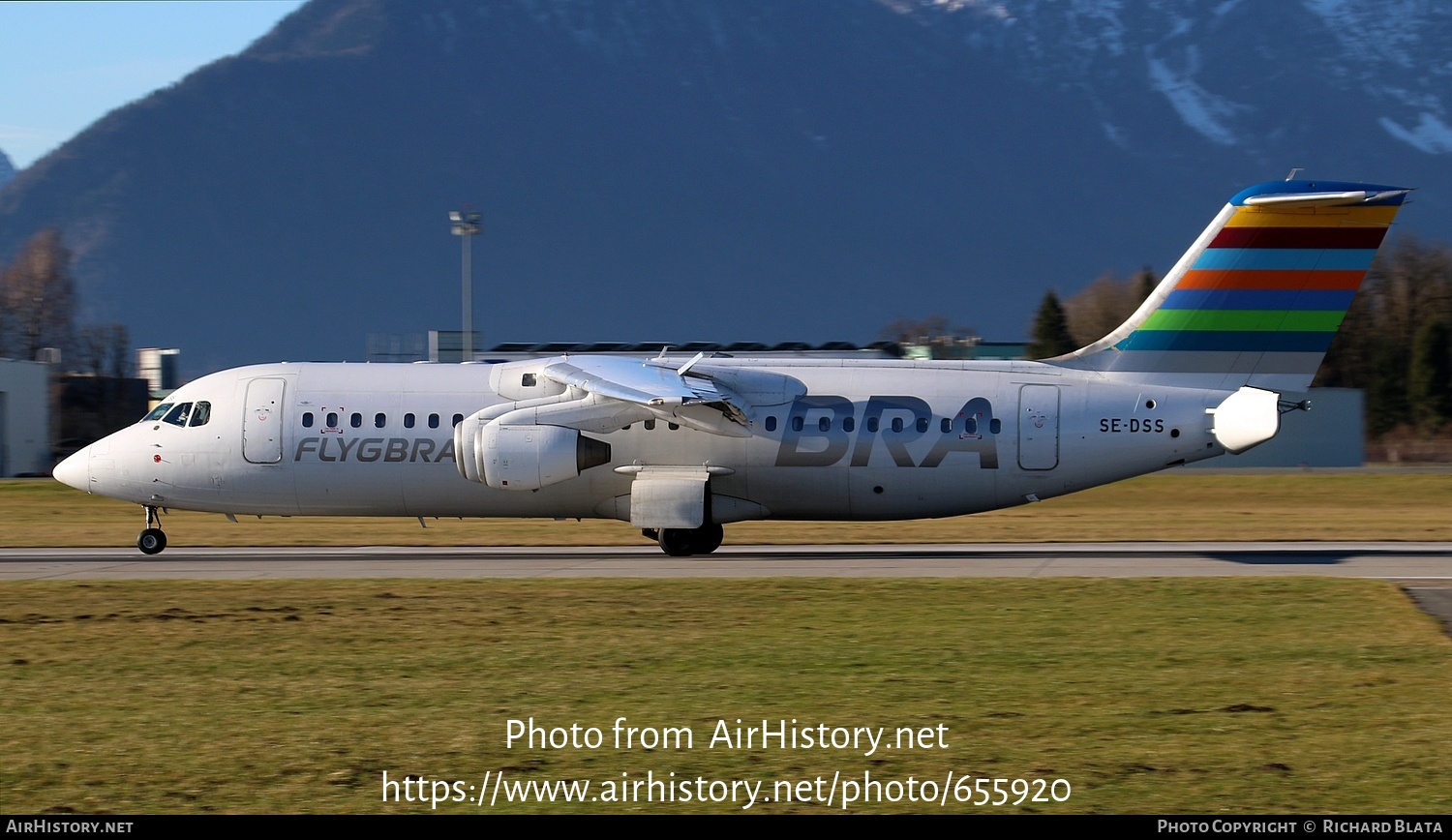 Aircraft Photo of SE-DSS | British Aerospace Avro 146-RJ100 | BRA - Braathens Regional Airlines | AirHistory.net #655920