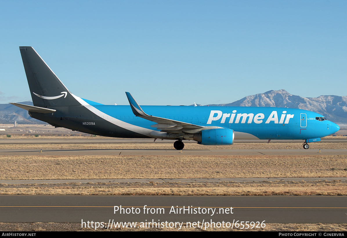 Aircraft Photo of N5209A | Boeing 737-83N(BCF) | Prime Air | AirHistory.net #655926